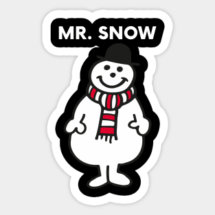 MR. SNOW Sticker